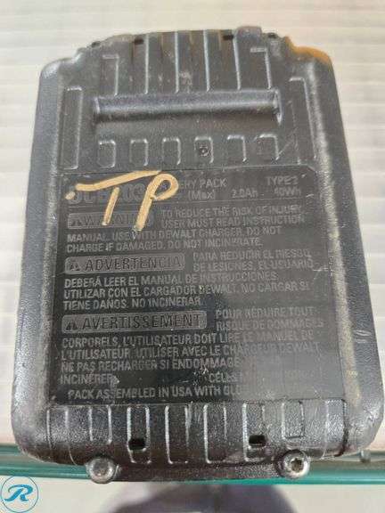 (2) DeWalt 20V MAX Battery Packs – Models DCB203 and DCB208 - Roller Auctions