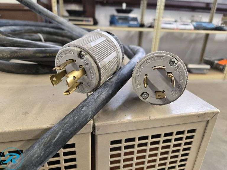 (2) AEC TDW01M12M4 Temperature Control Units, 460V, 12kW, 3PH - Roller Auctions