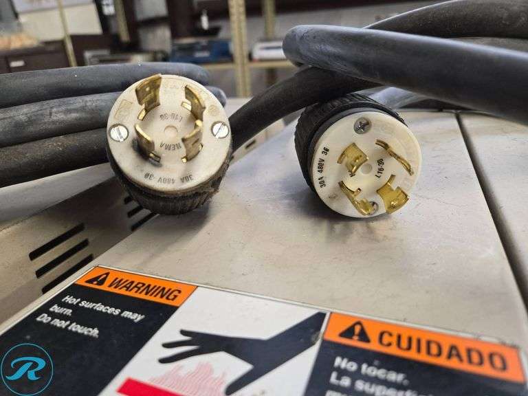 (2) AEC TCU-100 Temperature Control Units, 460V, 12kW, 3PH - Roller Auctions