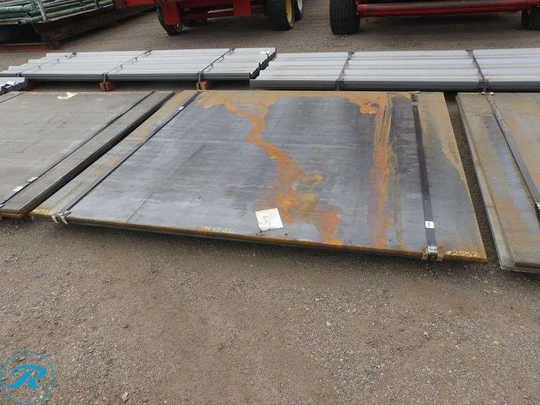 (2) New 3/4" Steel Road Plates, 73" X 82"