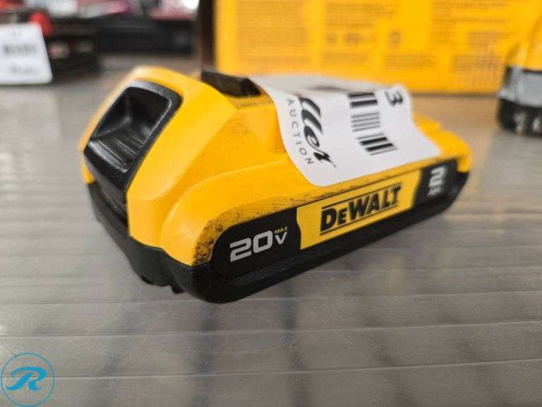 (2) DeWalt 20V MAX Battery Packs – Models DCB203 and DCB208 - Roller Auctions