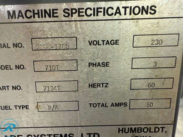 ADF 710T Industrial Parts Washer, 230V 3-Phase - Roller Auctions
