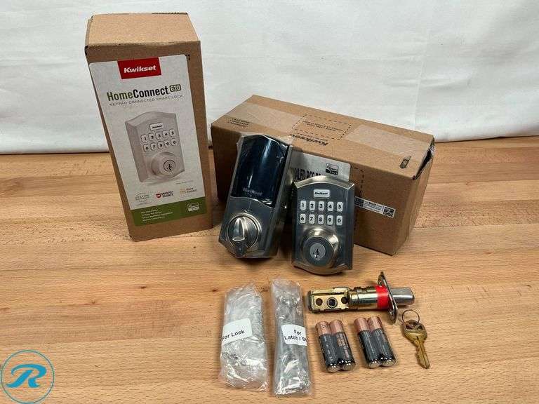 Kwikset Automatic Locking Deadbolt W/ Keypad with Z-Wave / Satin Nickel / HC620 TRL ZW700 15 SMT - Roller Auctions