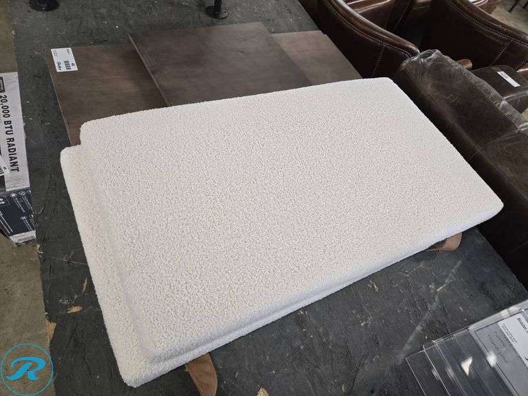 Composite Wood and Upholstered Cushion Set
