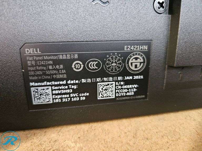 (2) Dell E2421HN Flat Panel Monitors with Dual Stand - Roller Auctions