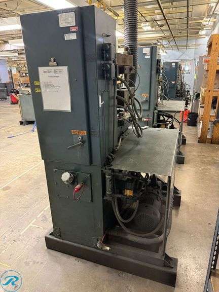 Wabash 75-1515-4TM 75-Ton Compression Molding Press, 3k Watt Heated Platen, 8x7 Compression Cylinder, 3HP, 480V 3-Phase - Roller Auctions
