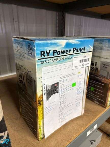 Connecticut Electric PSC-75GR-HR RV Power Panel, 30 & 50 AMP Dual ...