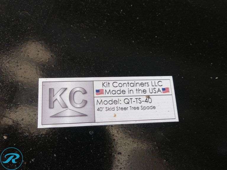 New Kit Containers Tree Spade Bucket to Fit Skid Steer Loader, 40" - Roller Auctions