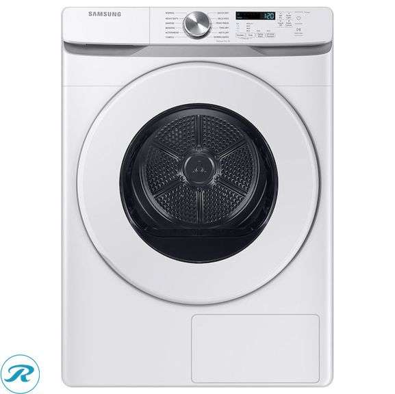 (1) New in Box - Samsung 7.5-cu ft Stackable Ventless Heat Pump Electric Dryer ( White ) Energy Star Certified (Total of 1 Dryer)