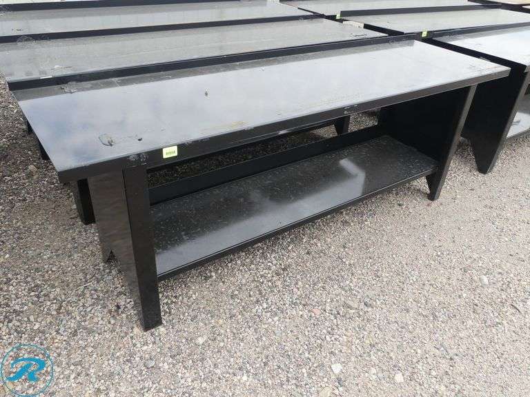 New Kit Containers Metal Work Bench, 90" x 28" - Roller Auctions
