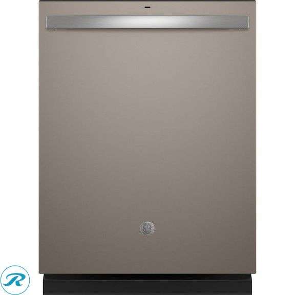 (1) New in Box- GE Dry Boost 24-in Top Control Built-in Dishwasher ( Slate ) ENERGY STAR, 52-Decibel Standard Sound Level (Total of 1 Dishwasher)