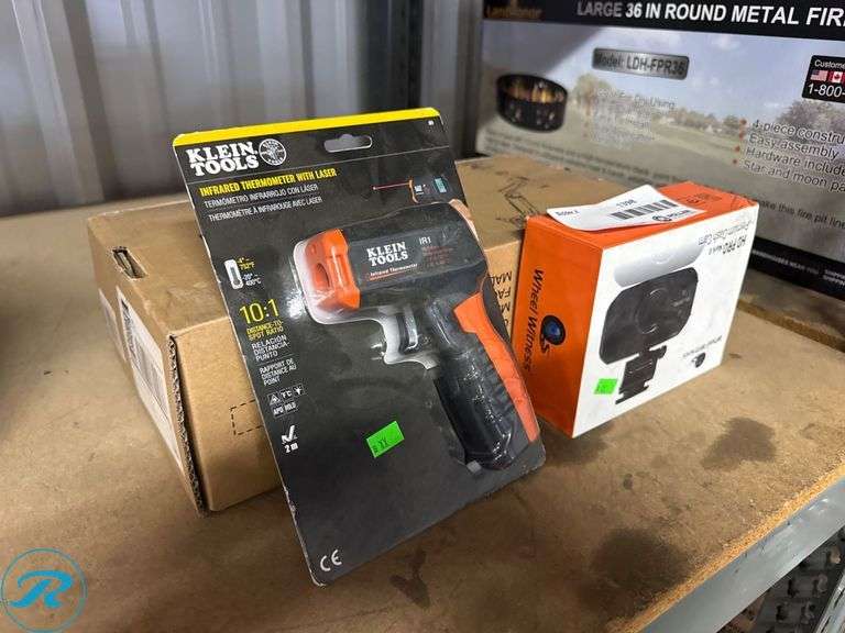 Klein Tools Infrared Thermometer, Wheel Witness HD Pro Dash Cam, and ...