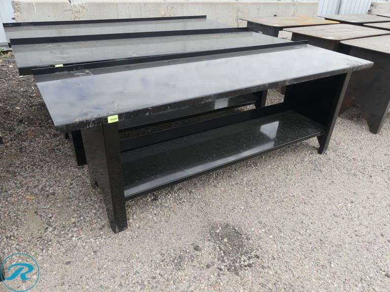 New Kit Containers Metal Work Bench, 90" x 28" - Roller Auctions