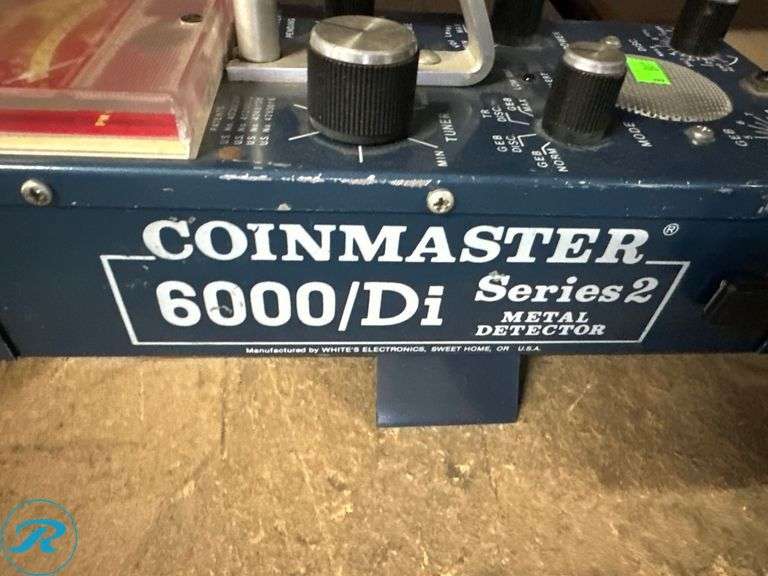 White’s Coinmaster 6000/Di Series 2 Metal Detector - Roller Auctions