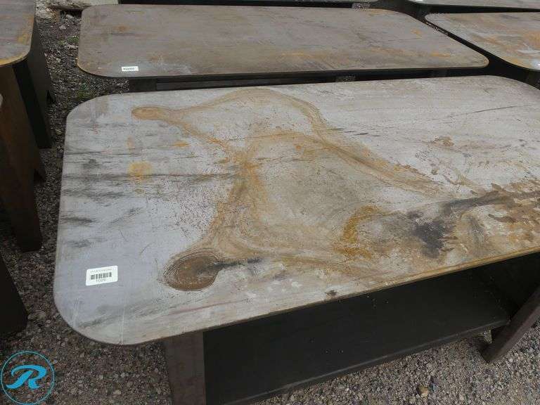 New Kit Containers Steel Welding Table, 57" x 30" - Roller Auctions