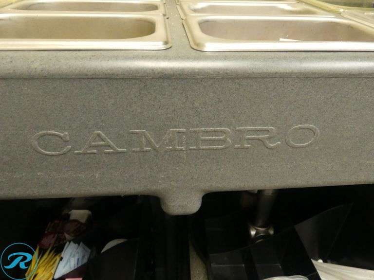 Cambro Condiment Cart and Shelf of Condiments - Roller Auctions