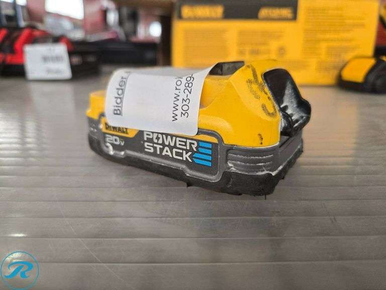 Two DeWalt 20V MAX Lithium-Ion Battery Packs - Roller Auctions