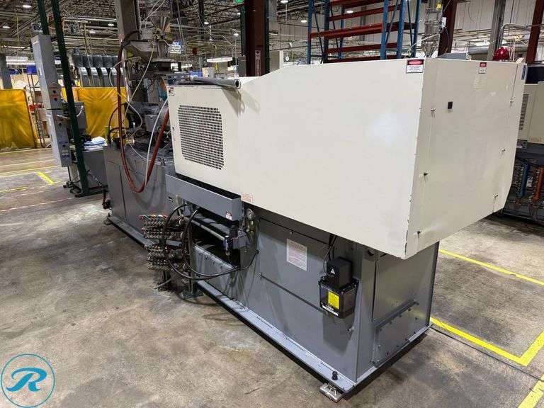 2001 Nissei FN1000 100-Ton Injection Mold Machine (s/n S08V062) with Motan Hopper, Maguire Color Feed System, Transformer and Power Control Box - Roller Auctions