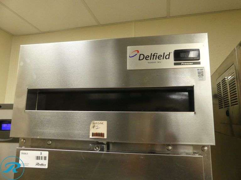 Delfield 6000XL Single Door Reach-In Freezer on Casters - Roller Auctions