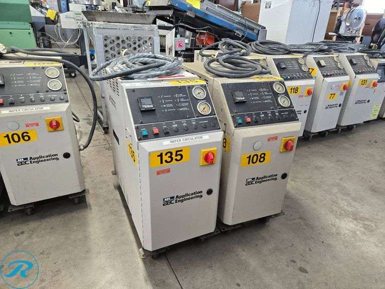 (2) AEC TCU-100 Temperature Control Units, 460V, 12kW, 3PH - Roller Auctions