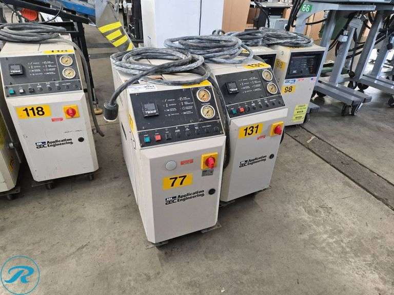 (2) AEC TCU-100 Temperature Control Units, 460V, 12kW, 3PH - Roller Auctions
