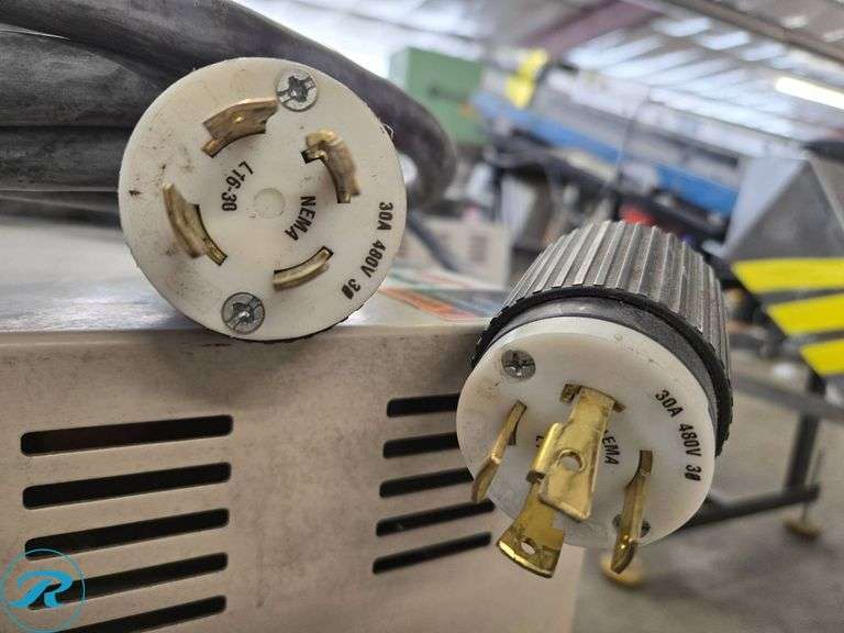 (2) AEC TCU-100 Temperature Control Units, 460V, 12kW, 3PH - Roller Auctions