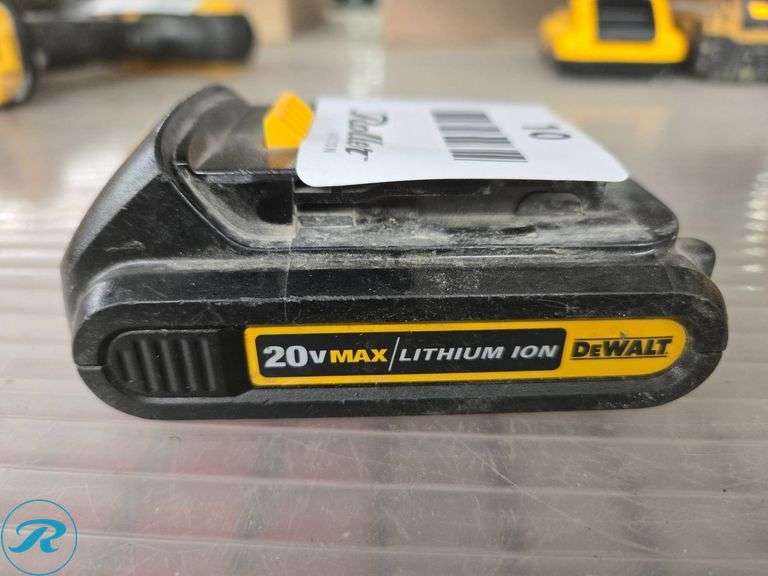 3 DeWalt 20V MAX Lithium-Ion Battery Packs, Models DCB201, DCB230, and XR - Roller Auctions