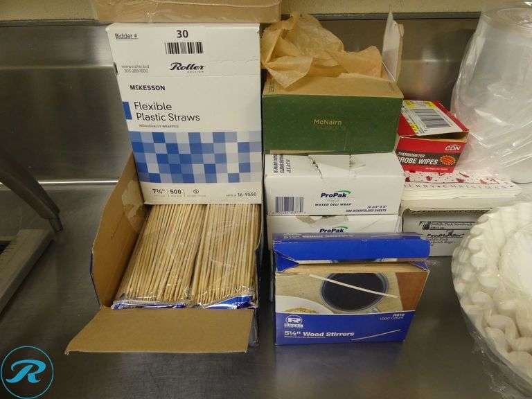 Skewers, Deli Wrap and Face Masks - Roller Auctions