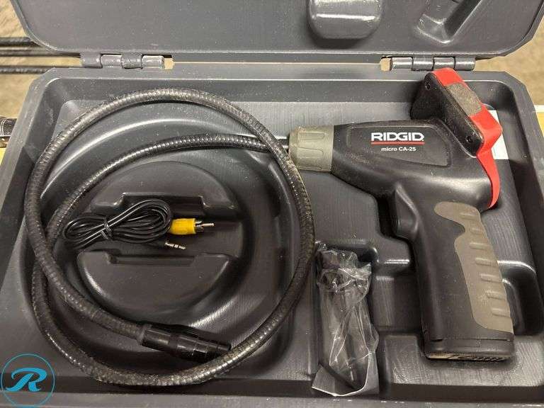 Old Ridgid Color Camera Ridgid Micro CA-25 Inspection Camera with Case - Roller Auctions