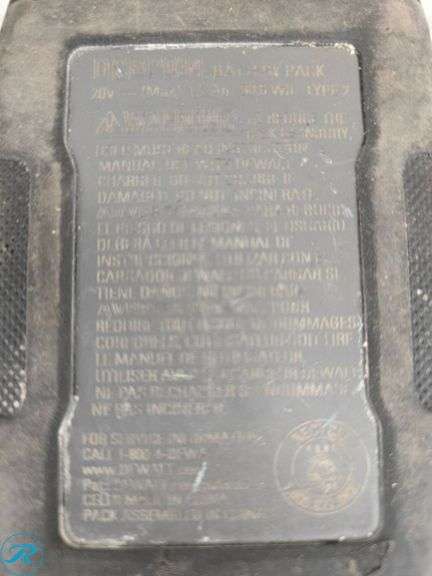 Two DeWalt 20V MAX Lithium-Ion Battery Packs - Roller Auctions