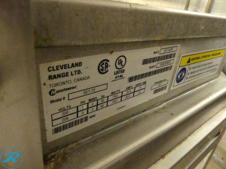 Cleveland SET-15 Tilt Kettle - Roller Auctions