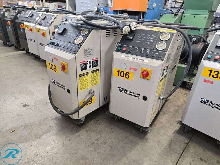 (2) AEC TCU-100 Temperature Control Units, 460V, 12kW, 3PH - Roller Auctions
