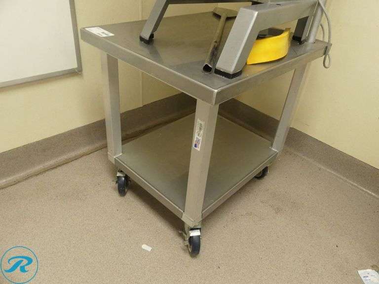 New Age Equipment Stand on Casters, 23" x 29"