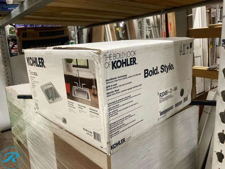 (1) New- KOHLER Toccata 15-in L x 15-in W Stainless steel Drop-in Residential Bar Sink (Total of 1 Sink) - Roller Auctions