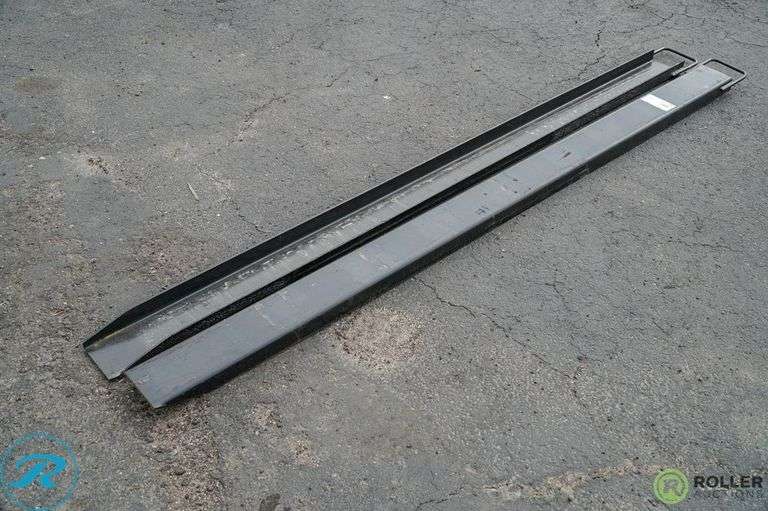 Set Of New 10' Fork Extensions, 5" Inside Width - Roller Auctions