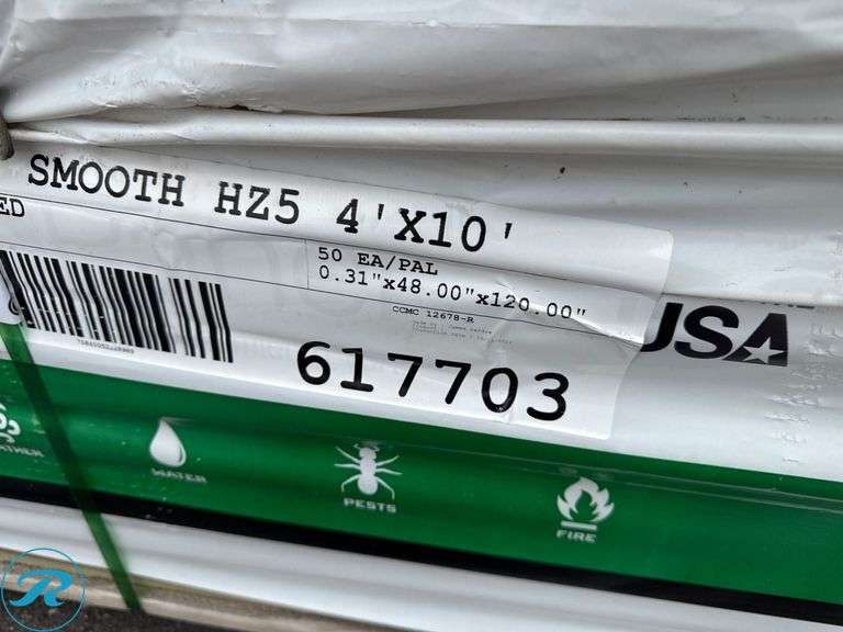 Hz5 Bunk of (50) HardiePanel HZ5 Smooth Fiber Cement Panel Siding, 4’x10 ...