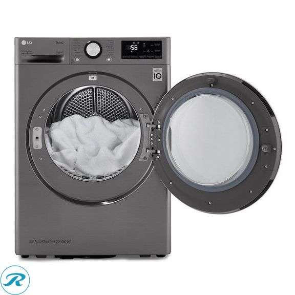 (1) New in Box- LG 4.2-cu ft Ventless Smart Electric Dryer (Graphite Steel) ENERGY STAR (Total of 1 Dryer) - Roller Auctions