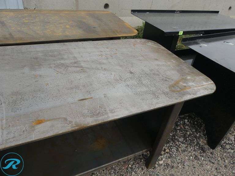 New Kit Containers Steel Welding Table, 57" x 30" - Roller Auctions