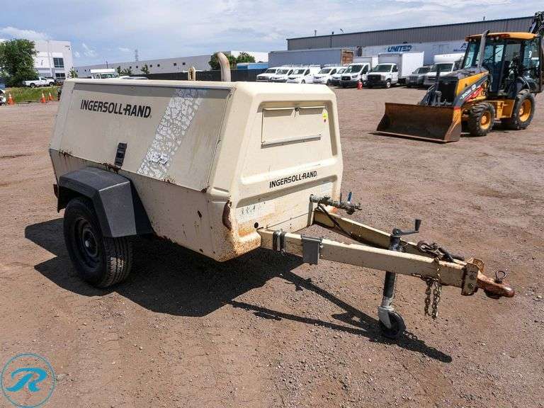 1996 Ingersoll-Rand P185 Towable Air Compressor - Roller Auctions