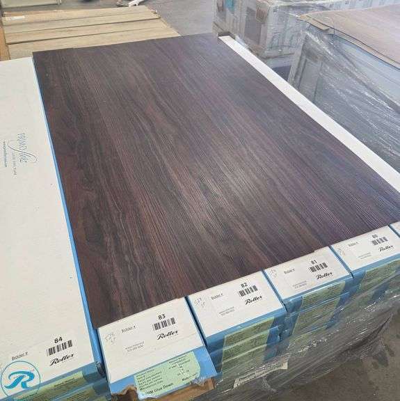 (11) Boxes of Natural Walnut LVP42822G Dry Back Vinyl Plank Flooring Panels, 6×48 Inches, 2mm/8mil Thickness – 528 SF