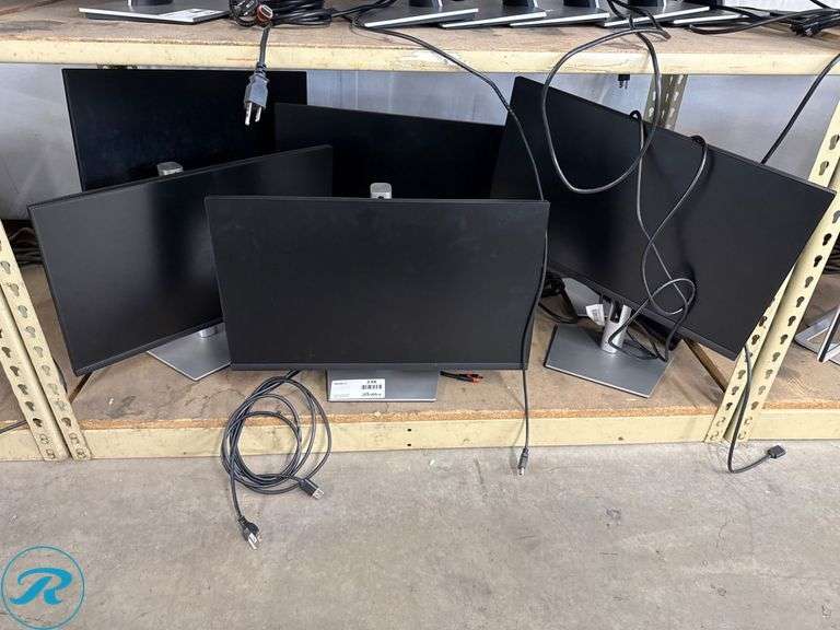 (6) Dell P2422H LED Monitors, 24-Inch - Roller Auctions