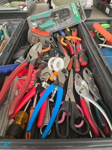 Hand Tools, Electrical Cables, and Accessories in Plastic Trays - Roller Auctions