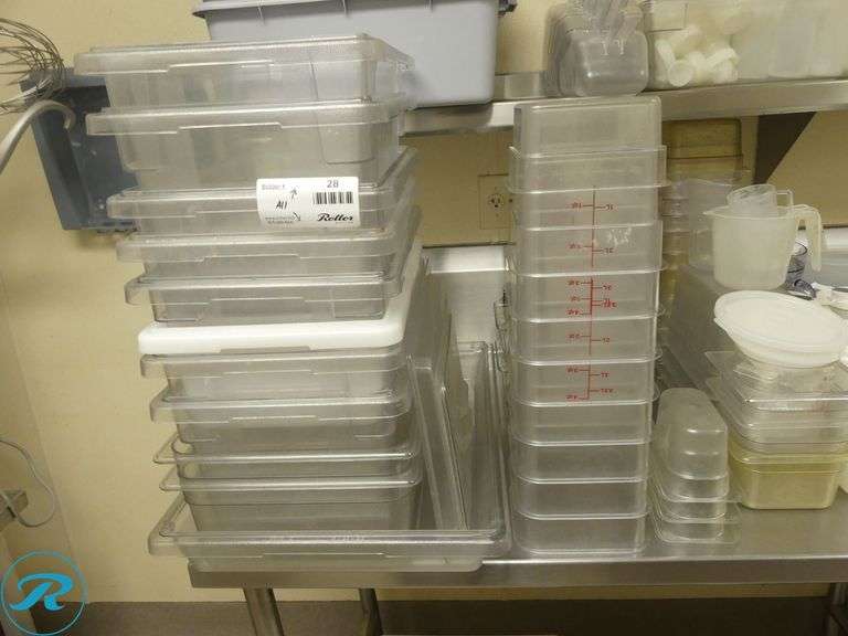 Ingredient Bins, Pitchers and Inserts - Roller Auctions