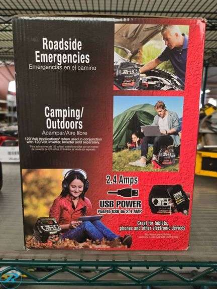 Super Start 51200 Portable 12-Volt Power Source with 1200 Peak Battery ...