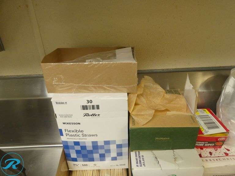 Skewers, Deli Wrap and Face Masks - Roller Auctions