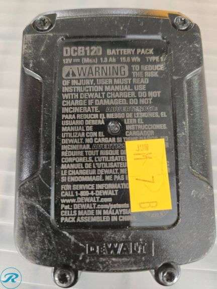 Dewalt DCF815 Cordless Impact Driver with 12V Lithium-Ion Battery - Roller Auctions