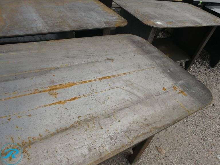 New Kit Containers Steel Welding Table, 57" x 30" - Roller Auctions