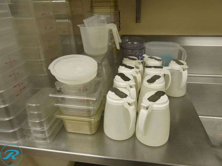 Ingredient Bins, Pitchers and Inserts - Roller Auctions