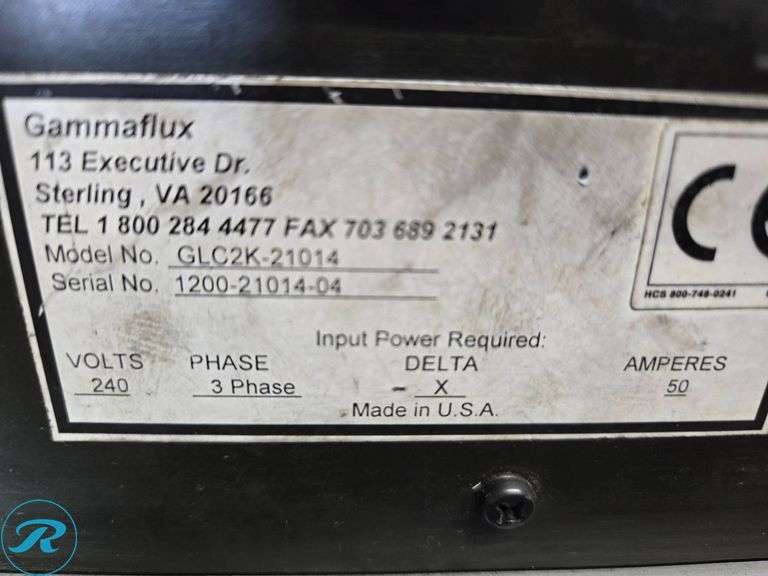 Gamaflux GLC2K-21014 Hot Runner Temperature Controller, 240V, 3PH - Roller Auctions