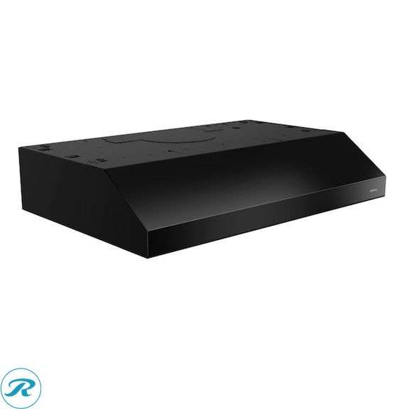 (1) New-Broan 30 inch Convertible 300-CFM Black Under Cabinet Range Hood (Total of 1 Hood) - Roller Auctions